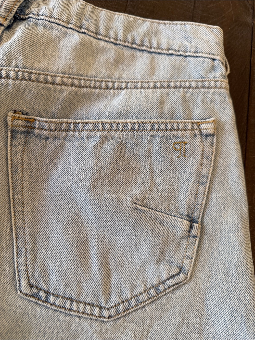 Anthropologie Pilcro Light Blue Frayed Hem Denim Shorts - Picture 5 of 11